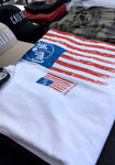 (NEW)Red, White & Blue CALIFIT AMERICAN FLAG TEE